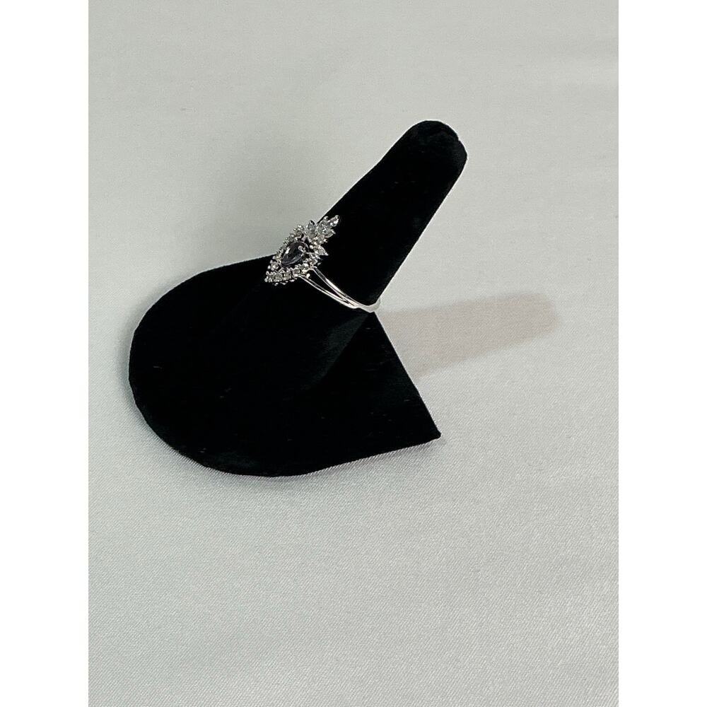 Estate Jewelry Light Purple Crown Ring Cocktail Sz